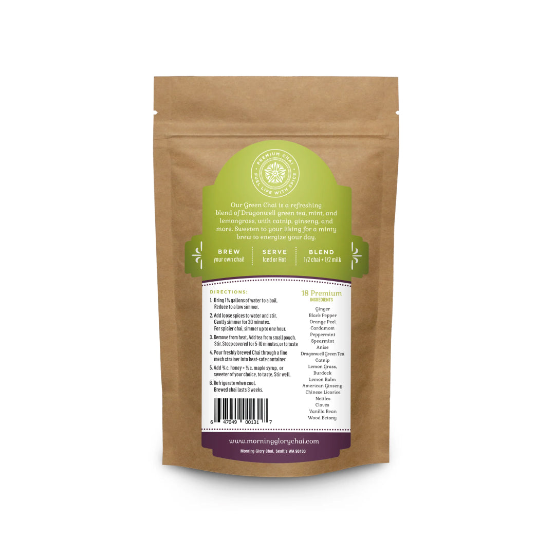 Kit de preparación casera Green Chai