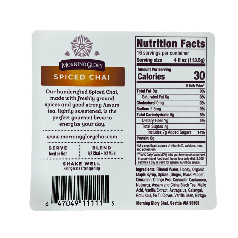 64 oz Spiced Chai