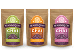 Assortment of Home Brew Kit 3.5 oz stand up pouch loose leaf tea Spiced Herbal Green
